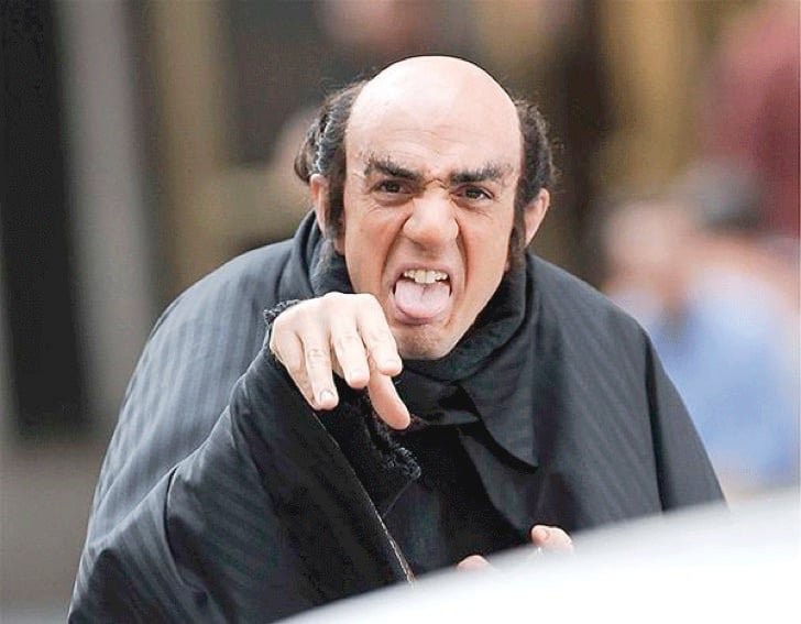 Create meme: Hank Azaria Gargamel, gargamel, Gargamel is an actor