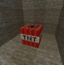 Create meme: minecraft tnt, TNT dynamite minecraft