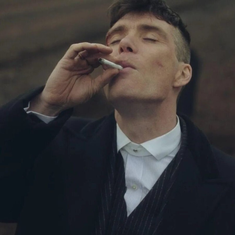 Create meme: shelby peaky blinders, Cillian Murphy smokes peaky blinders, Cillian Murphy peaky Blinders