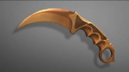 Create meme: knife from standoff 2 kerambit gold, knife karambit cs go, karambit ENT