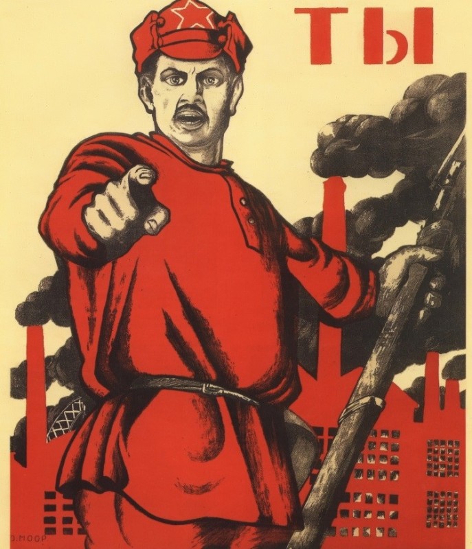 Create meme: Soviet posters , you volunteered poster, poster 