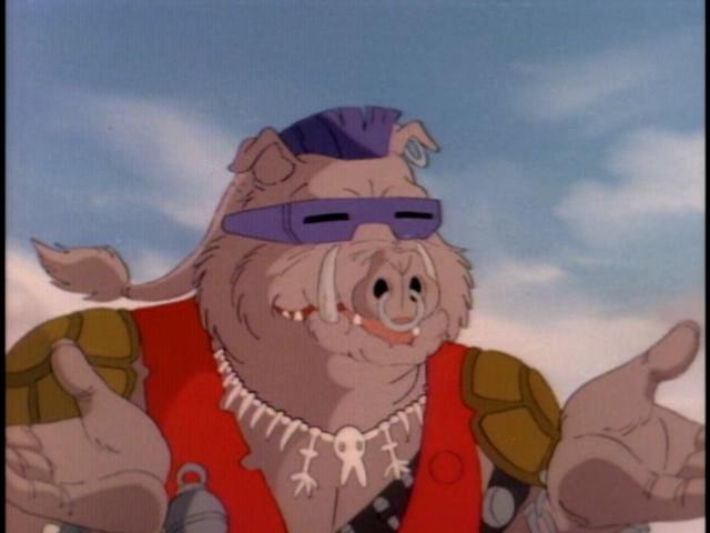 Create meme: teenage mutant ninja turtles bebop, bebop of turtles, Bebop Teenage Mutant Ninja Turtles 1987