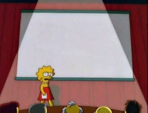 Create meme: Lisa Simpson memorial lectures, lisa simpson memes presentation, lisa simpson meme presentation