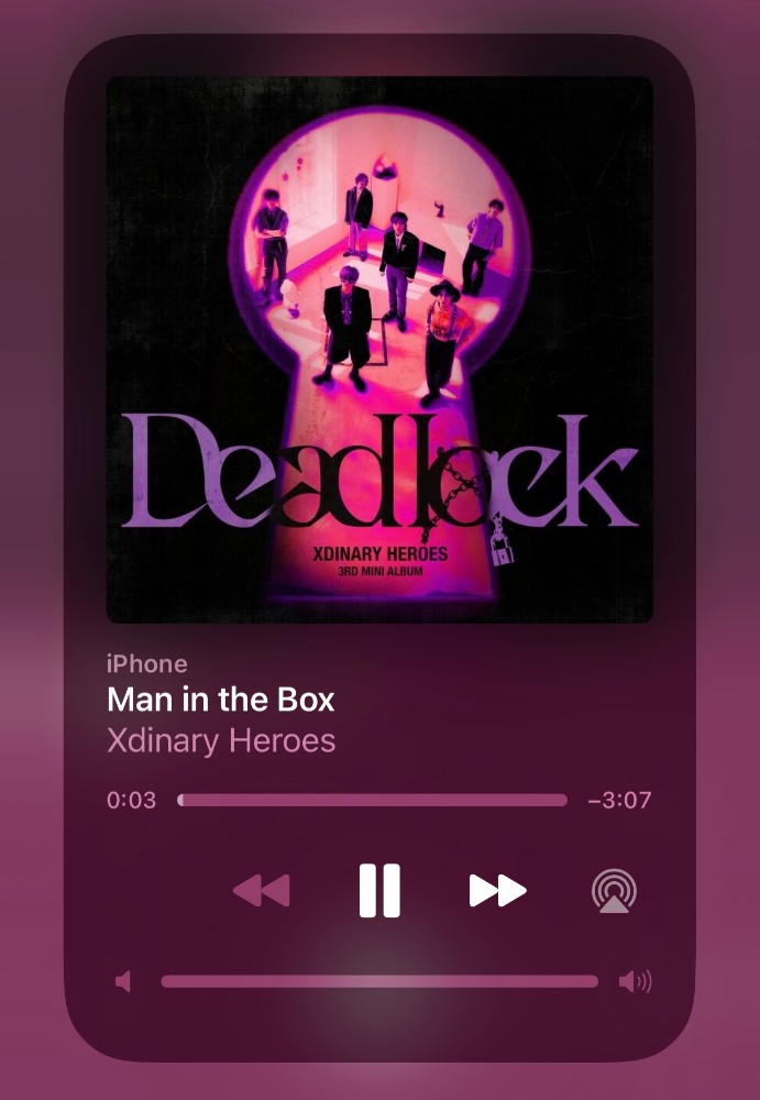 Создать мем: xdinary heroes песня man in the box, группа xdinary heroes, альбом deadlock xdinary heroes