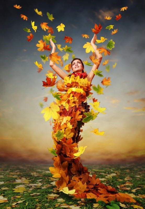 Create meme: girl autumn, autumn , autumn and woman