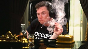 Create meme: elon musk tesla, Elon musk smokes weed, Elon musk with pot
