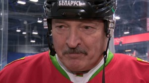 Create meme: hockey player, hockey, Alexander Lukashenko hockey