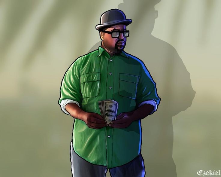 Create meme: art gta san andreas, gta san andreas rider, gta san andreas steam locomotive big smoke