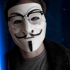 Создать мем: человек, anonymous, мем анонимус