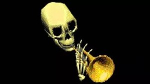 Создать мем: skull, spooky scary, spooky skeleton