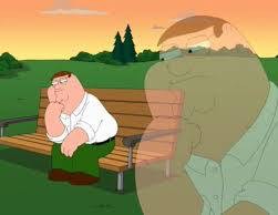 Create meme: Griffin meme, pensive Peter Griffin, Peter Griffin thought