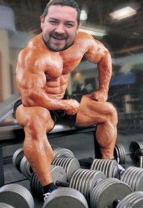 Create meme: Jay Cutler 2018, bodybuilder photoshop, biceps pitching