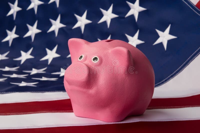 Создать мем: госдолг сша, piggy bank, доллар американский