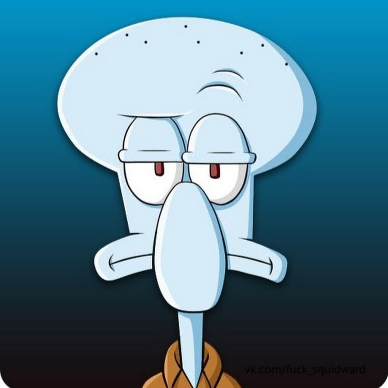 Create meme: sad squidward, squidward memes, squidward drawing