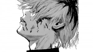 Создать мем: ken kaneki, рисунок, токийский гуль