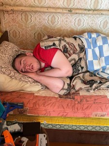 Create meme: male, sleeping man, Russian guys