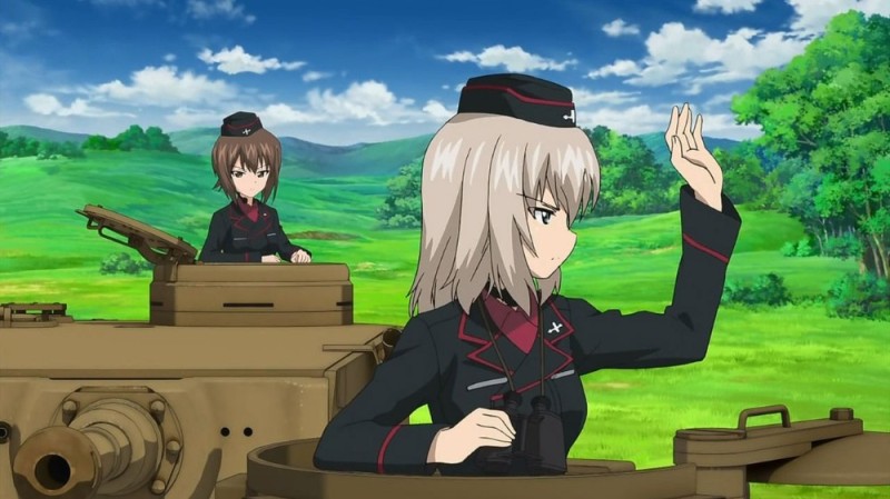 Create meme: anime tank girls erica, doki Doki ussr, devochki i tanki