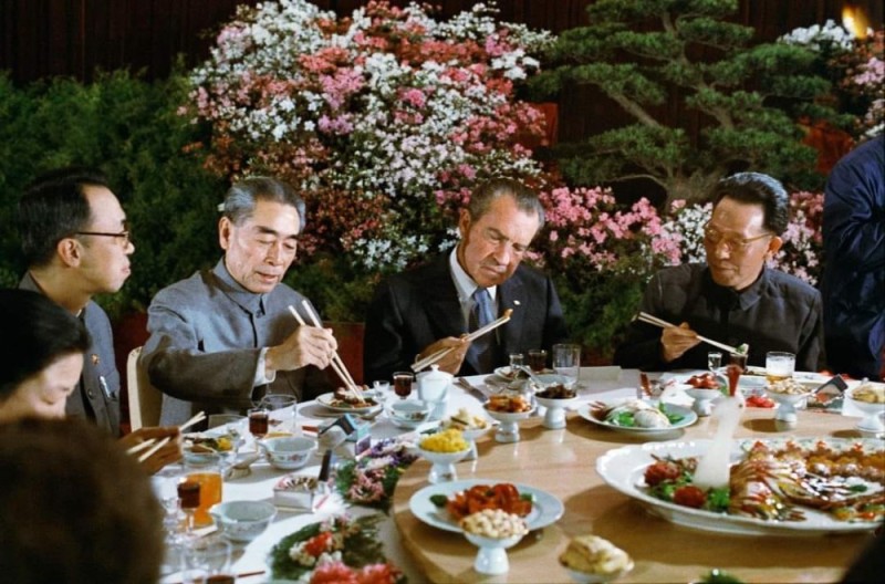 Create meme: Enlai Zhou, Nixon's visit to China 1972, Nixon in China 1972