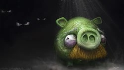 Создать мем: свиньи из энгри бердз, sam spratt angry birds, свиньи из angry birds