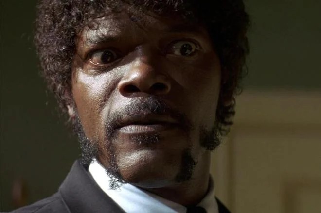 Создать мем: samuel l, l jackson, криминальное чтиво самуэль джексон