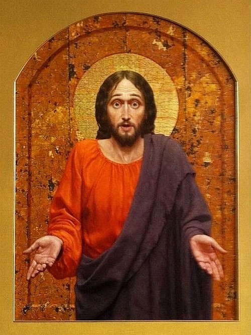 Create meme: God Jesus, surprised jesus, Jesus Christ 