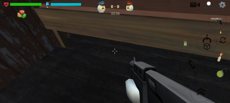 Create meme: shooting, chicken gun game, screenshot 