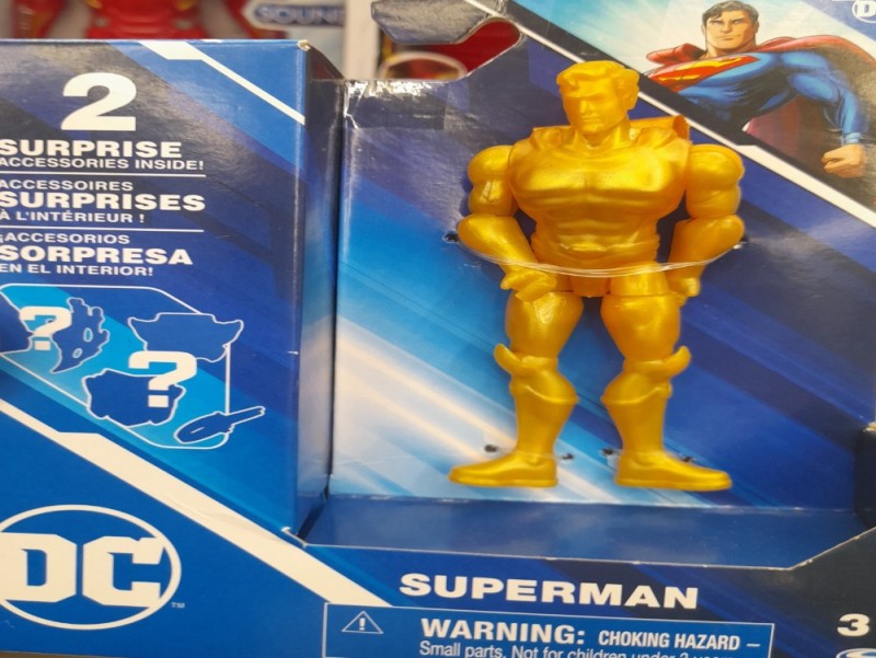 Create meme: DC Superman action figure 6056778, A superhero toy, superman toy