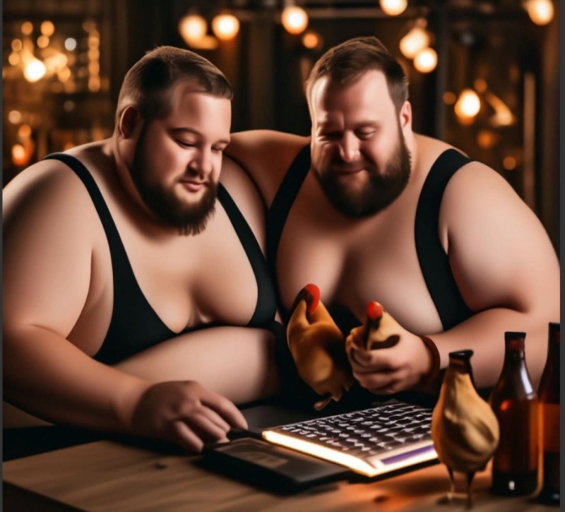 Create meme: fat men, fat guys, the fattest men