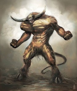 Создать мем: boğa, monster, taurus