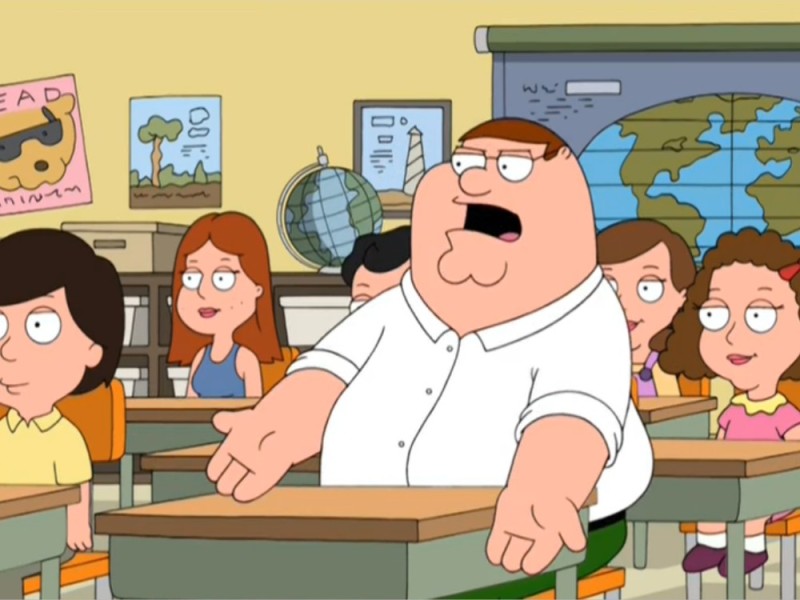 Create meme: Peter Griffin , the griffins , family guy doesn't give a shit