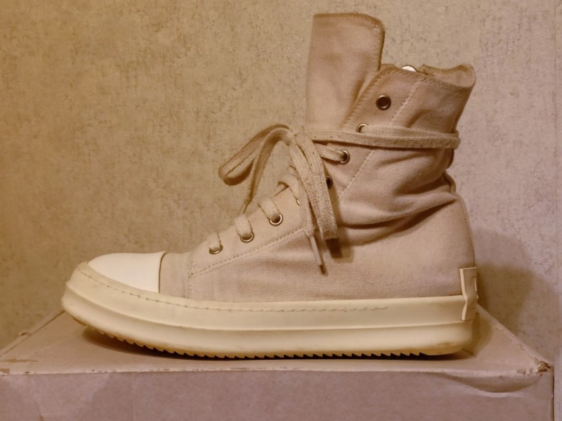 Create meme: rick ovens sneakers, rick owens sneakers, rick owens sneakers are high