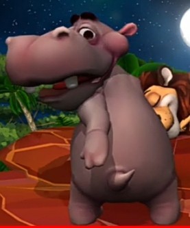 Create meme: jungle beat cartoon, cartoons for kids, Hippo 