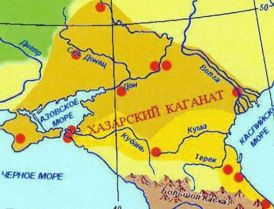 Создать мем: хазары, столица хазарского каганата, карта хазарского каганата