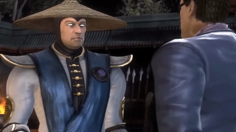 Create meme: raiden mortal, Raiden from mortal Kombat, Kung Lao Mortal Kombat 9