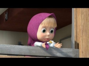 Создать мем: маша и медведь приколы, medved, masha and the bear