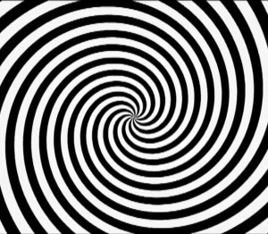 Create meme: optical illusion, hypnosis