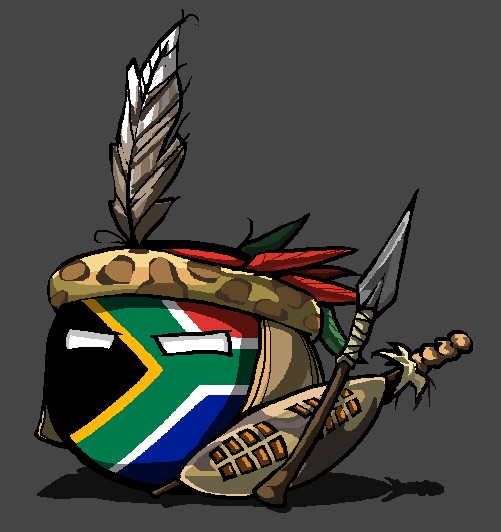 Create meme: South africa, austria hungary countryballs, countryball 