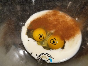Create meme: the yolk, Food, dukielskie egg