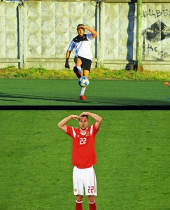 Create meme: Artem Dzyuba 2018, Artem Dzyuba, Dzyuba Russia-Spain