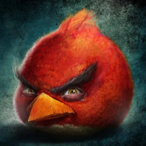 Создать мем: angry birds красный, энгри бердз красная птица, злая птица из энгри бердз