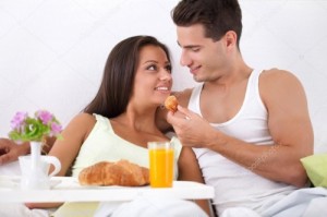 Создать мем: потенция, завтрак в постели, breakfast in bed