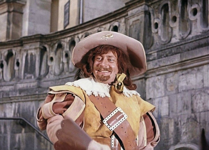 Create meme: a frame from the movie, The three Musketeers porthos, the musketeers