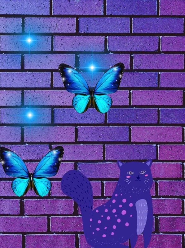 Create meme: neon butterflies, blue butterfly in sequins, pink neon butterfly