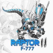 Create meme: Robot dinosaur coloring book, robot dinosaur transformer, f-777 raptor