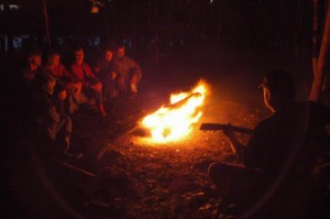 Create meme: campfire, campfire, the fire