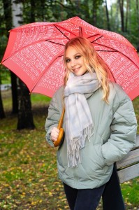 Create meme: woman, girl with umbrella, girl