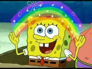 Create meme: spongebob imagination meme, sponge Bob square pants, imagination spongebob