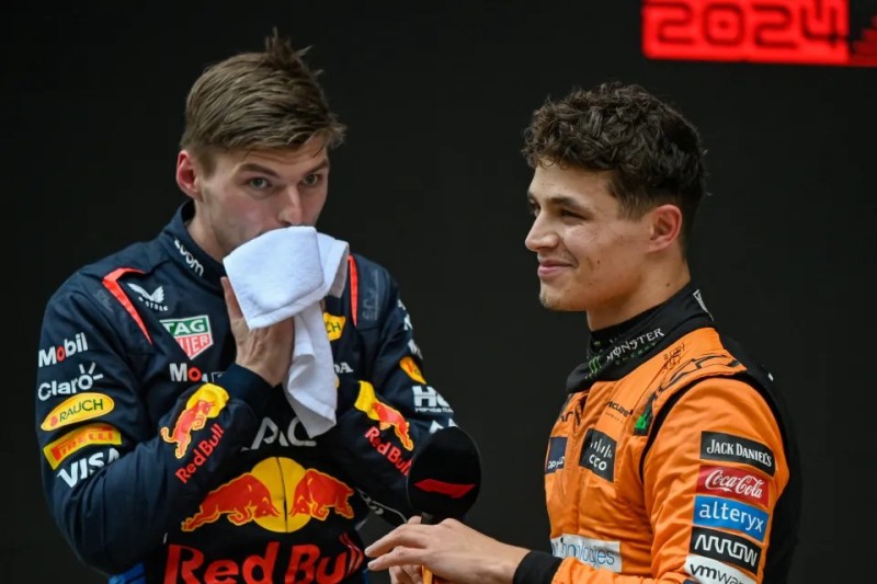 Create meme: Lando norris, Lando Norris and Max Verstappen, Lando Norris 2023