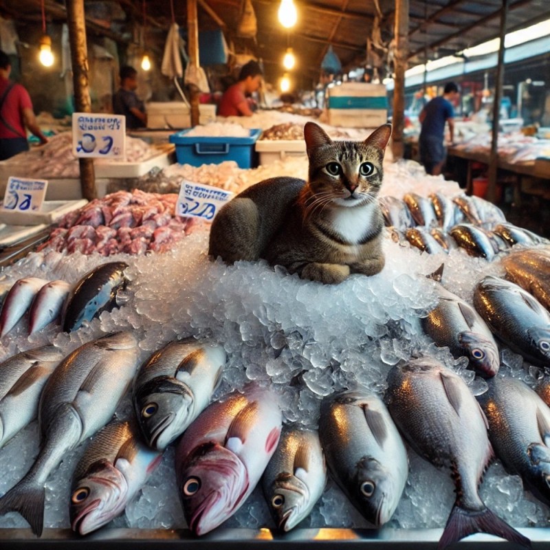 Create meme: fresh fish, fish market, fish market