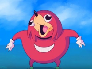 Создать мем: ????, ugandan knuckles, 2017